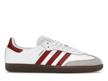 adidas Samba OG Cloud White Preloved Ruby - authentic adidas sneakers