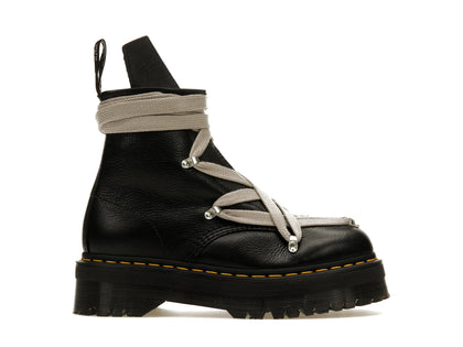 Dr. Martens 1460 Quad Leather Sole Pentagram Wrap Lace Boot Rick Owens Black - authentic Dr. Martens sneakers