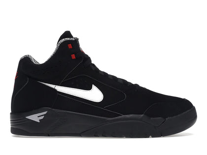 Nike Air Flight Lite II Mid Black White Varsity Red - authentic Nike sneakers