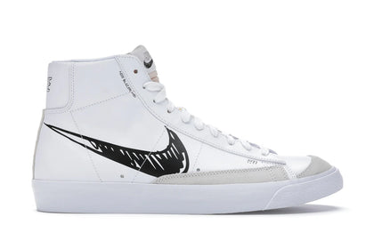 Nike Blazer Mid 77 Sketch White Black - authentic Nike sneakers