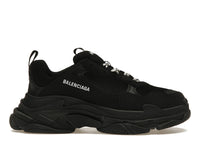 Balenciaga Triple S Black White Laces