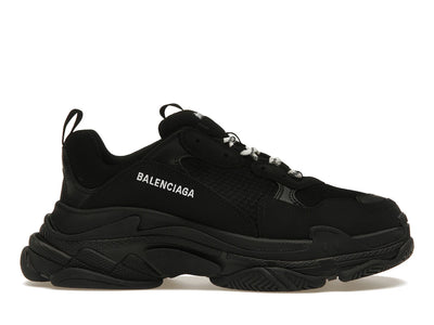 Balenciaga Triple S Black White Laces