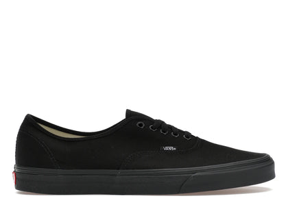 Vans Authentic Black Canvas - authentic Vans sneakers