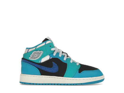 Jordan 1 Mid Inspired by the Greatest Aquatone (GS) - authentic Jordan sneakers