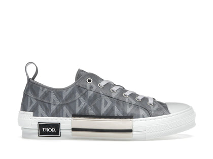 Dior B23 Low Top Gray CD Diamond - authentic Dior sneakers