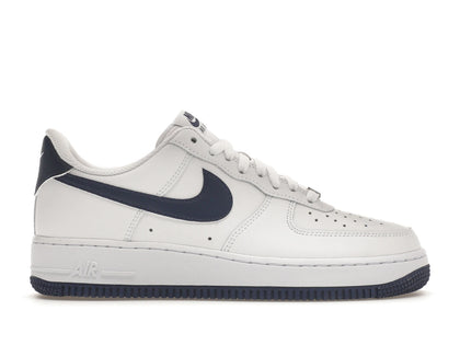 Nike Air Force 1 '07 White Midnight Navy (2024) - authentic Nike sneakers