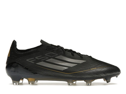 adidas F50 Elite FG Core Black Iron Metallic Gold Metallic - authentic adidas sneakers