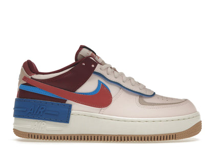 Nike Air Force 1 Low Shadow Light Soft Pink Team Red Blue (Women's) - authentic Nike sneakers