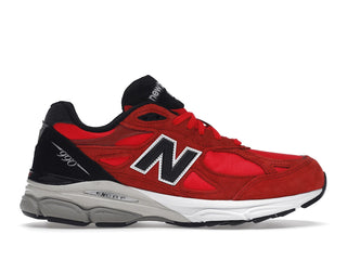 New Balance 990v3 MiUSA Red Suede - authentic New Balance sneakers