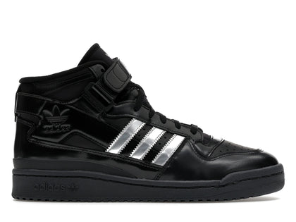 adidas Forum 84 Mid Heitor Da Silva Black Silver Metallic - authentic adidas sneakers