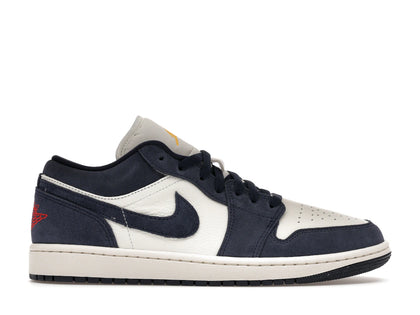 Jordan 1 Low SE Obsidian Suede - authentic Jordan sneakers