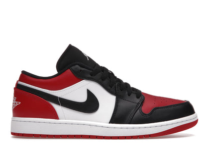 Jordan 1 Low Bred Toe - authentic Jordan sneakers