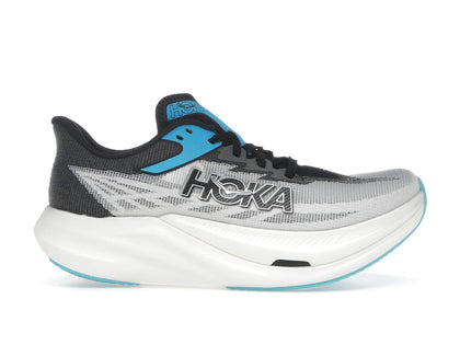 Hoka One One Rocket X 3 White Black Blue - authentic Hoka One One sneakers