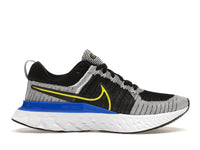 Nike React Infinity Run Flyknit 2 Black White Racer Blue Cyber