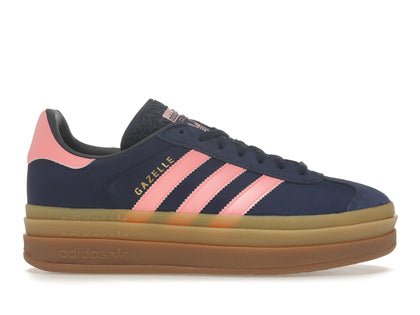 adidas Gazelle Bold Dark Blue Pink Spark (Women's) - authentic adidas sneakers