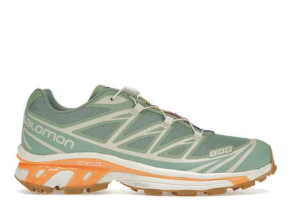 Salomon XT-6 Granite Green Blazing Orange - authentic Salomon sneakers