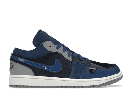 Jordan 1 Low SE Craft Obsidian French Blue Ashen Slate White - authentic Jordan sneakers