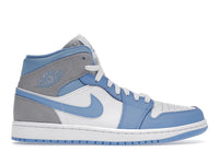 Jordan 1 Mid University Blau Grau