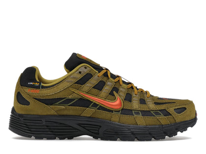 Nike P-6000 Premium Cordura Olive Flak Black Picante Red - authentic Nike sneakers