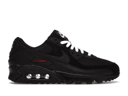 Nike Air Max 90 Black Sport Red - authentic Nike sneakers