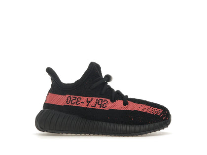 adidas Yeezy Boost 350 V2 Core Black Red (Infants) - authentic adidas sneakers