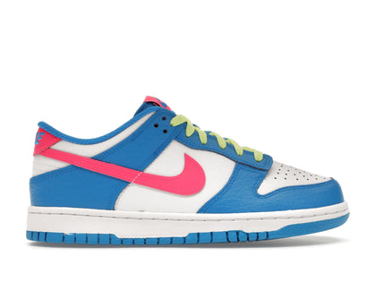 Nike Dunk Low Photo Blue White Light Lemon Twist Hyper Pink (GS) - authentic Nike sneakers
