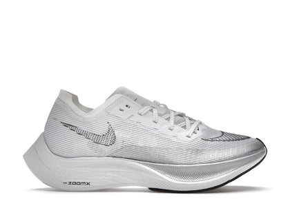 Nike ZoomX Vaporfly Next% 2 White Metallic Silver (Women's) - authentic Nike sneakers