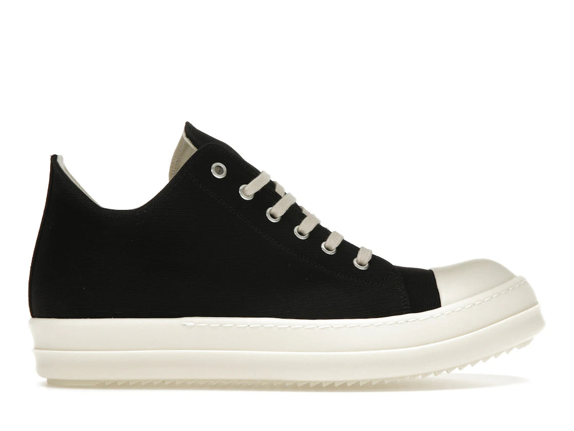 Rick Owens DRKSHDW Lido Low Sneaks Black Milk - vue 360