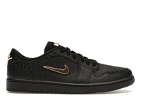 Jordan 1 Low Method of Make Black Metallic Gold (Damen)