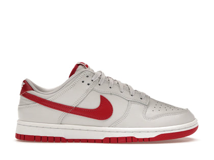 Nike Dunk Low Vast Grey Varsity Red - authentic Nike sneakers