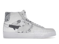 Nike SB Zoom Blazer Mid Premium Floral White Grey
