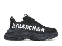 Balenciaga Triple S Black White Graffiti