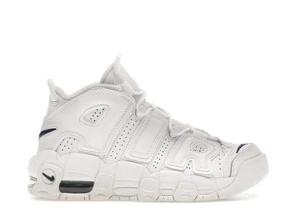 Nike Air More Uptempo White Midnight Navy (GS) - authentic Nike sneakers