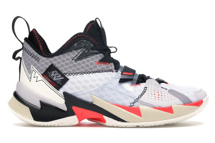 Jordan Why Not Zer0.3 White Bright Crimson Black - authentic Jordan sneakers