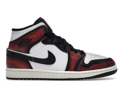Jordan 1 Mid Wear-Away Chicago - authentic Jordan sneakers