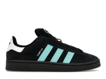 adidas Campus 00s Black Flash Aqua White - authentic adidas sneakers