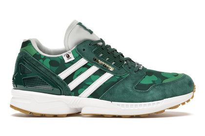 adidas ZX 8000 Bape Undefeated Green - authentic adidas sneakers