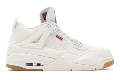 Jordan 4 Retro Levi's White (Levi's Tag) - authentic Jordan sneakers
