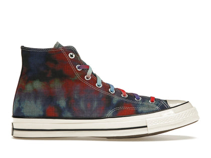 Converse Chuck Taylor All Star 70 Hi Tie Dye Plaid - authentic Converse sneakers