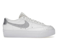 Nike Blazer Low Platform Summit White Metallic Silver (Women's)