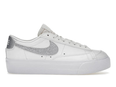 Nike Blazer Low Platform Summit White Metallic Silver (Women's)