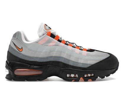 Nike Air Max 95 OG Big Bubble Bright Mandarin 2.0 (2025) - authentic Nike sneakers