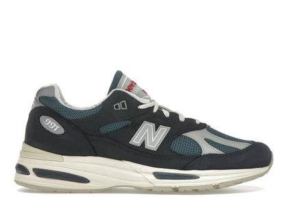 New Balance 991v2 MiUK Vintage Navy - authentic New Balance sneakers