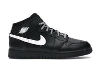 Jordan 1 Mid Black White Speckle (GS)