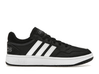adidas Hoops 3.0 Low Black White Stripes