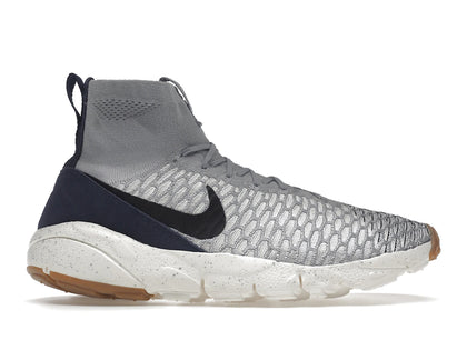 Nike Air Footscape Magista Flyknit Wolf Grey Dark Obsidian - authentic Nike sneakers