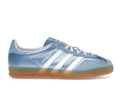 adidas Gazelle Indoor Blue Cloud White Gum (Women's) - authentic adidas sneakers