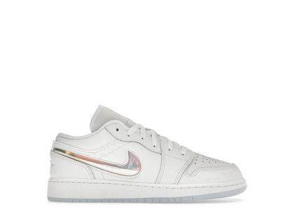 Jordan 1 Low SE Glitter Swoosh (GS) - authentic Jordan sneakers