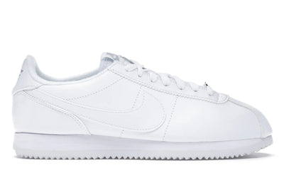 Nike Cortez Basic Leather White White-Wolf Grey-Mtllc Silver
