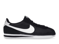 Nike Cortez Basic Nylon Black White-Metallic Silver